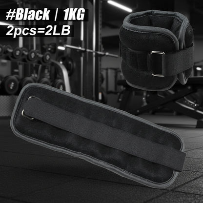 1Pair Adjustable Ankle Weights (0.5kg / 1kg Each Pack)