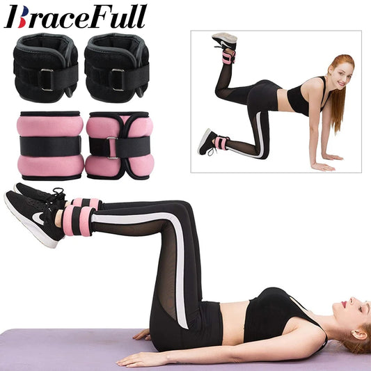 1Pair Adjustable Ankle Weights for Women Men,(0.5kg / 1kg Each Pack) Modularized Leg Wrist Weight Straps for Yoga,Running,Gym
