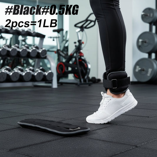 1Pair Adjustable Ankle Weights (0.5kg / 1kg Each Pack)