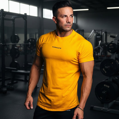 Men Fitted Gym T-Shirt