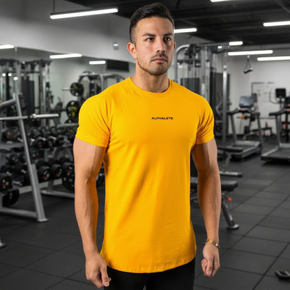 Men Fitted Gym T-Shirt